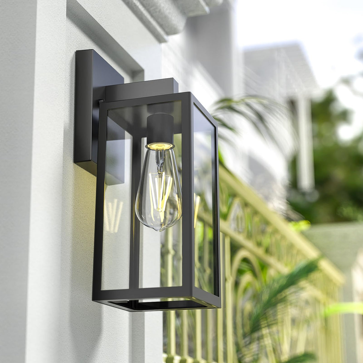 Outdoor Wall Sconce, Exterior Waterproof Wall Lantern Light Fixtures