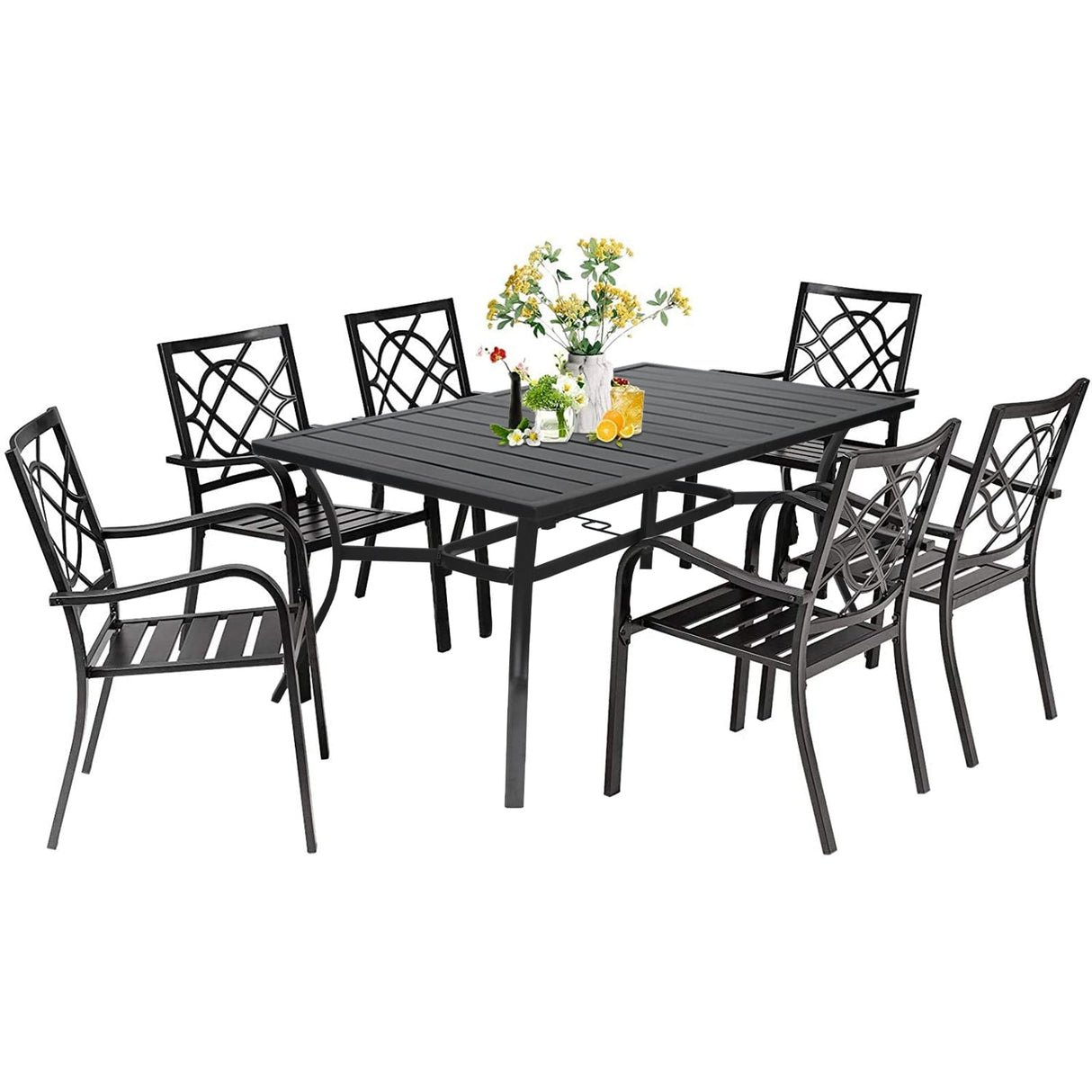 Outdoor Table Patio Dining Furniture Set