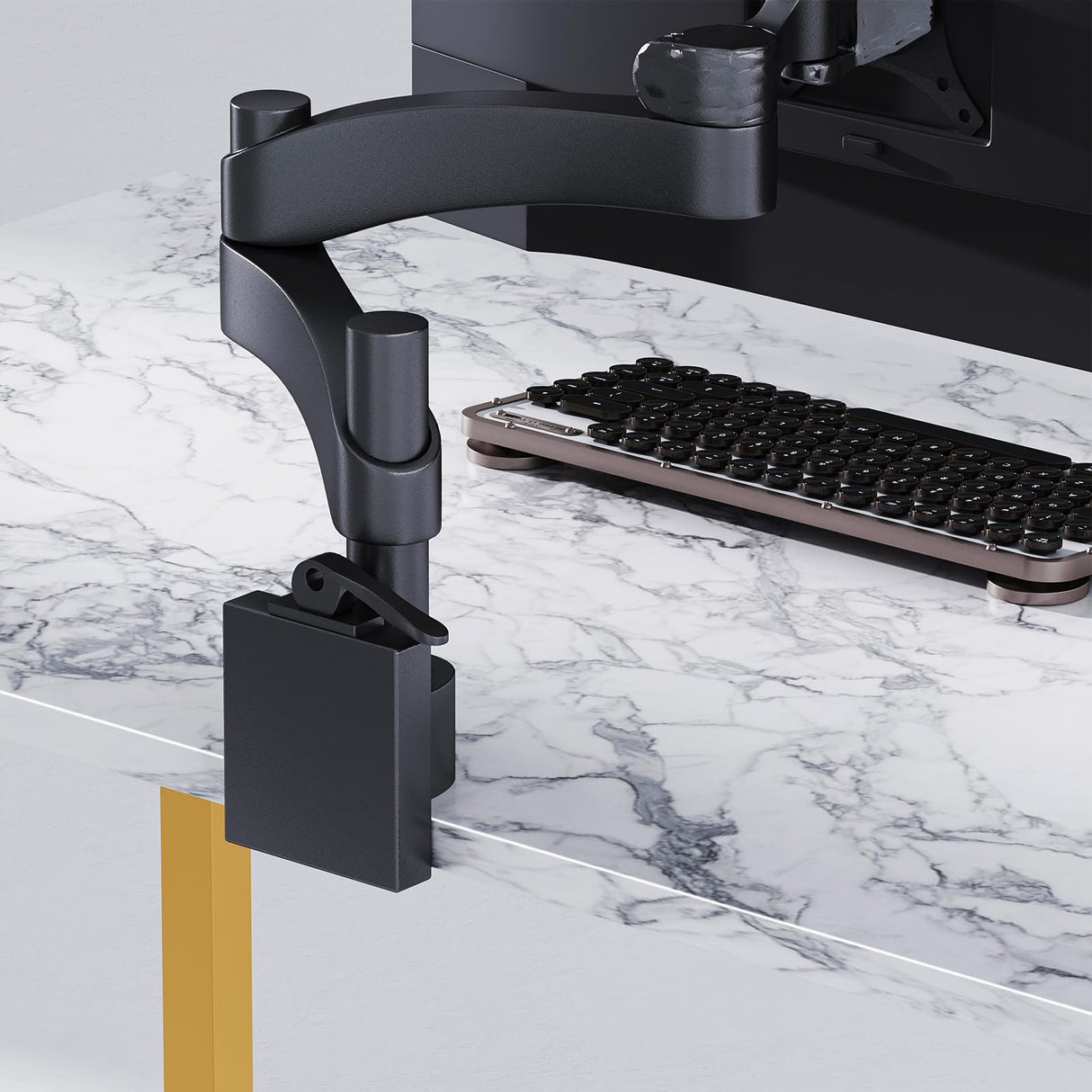 Computer Writing Desk 55 inch, Sturdy Home Office Table