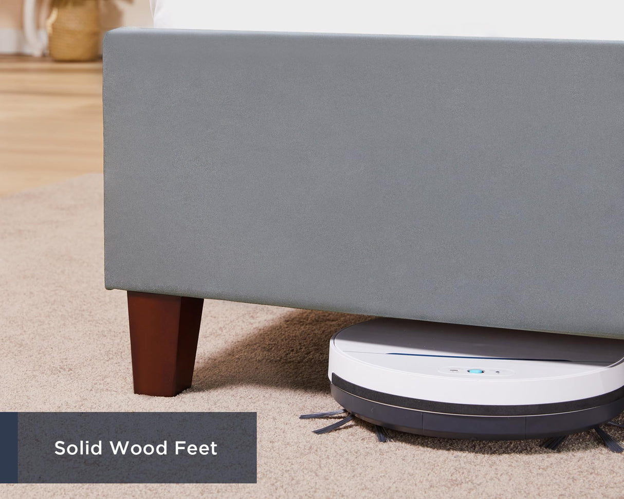 Velvet Upholstered Bed Frame Queen Size 61.4