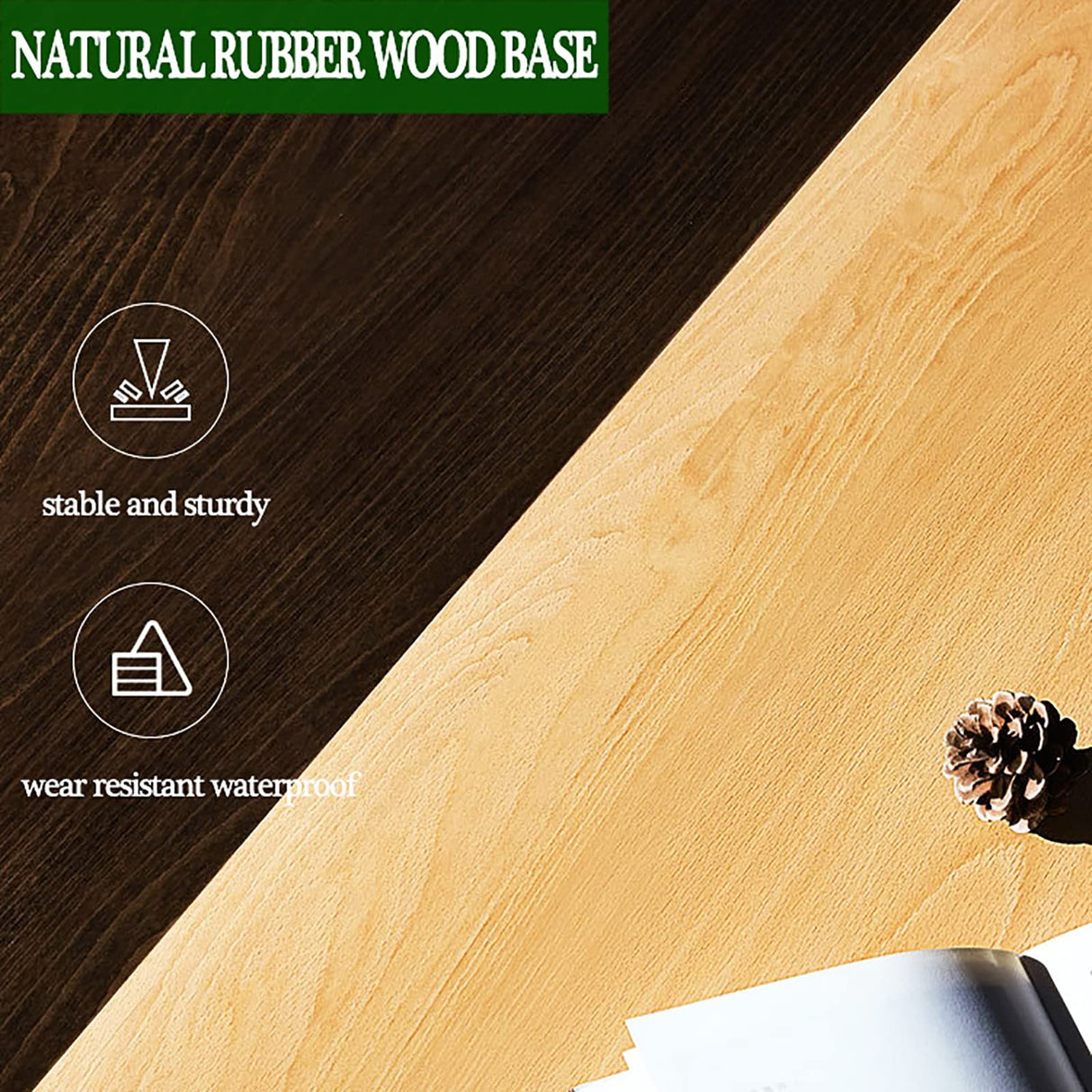 Triangle Coffee Table, Mid-Century Modern Coffee Table Wood Base Glass top