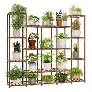 Eco Friendly 11-Tier Wooden Plant Stand
