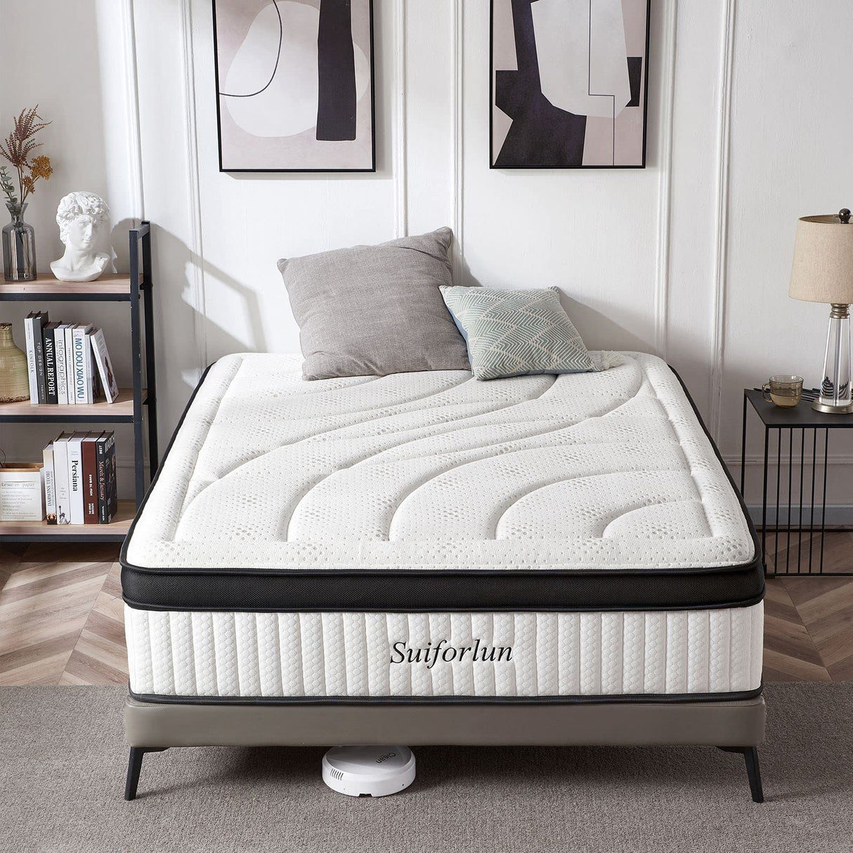 14 Inch Twin Mattress, Gel Memory Foam Hybrid Mattress Twin