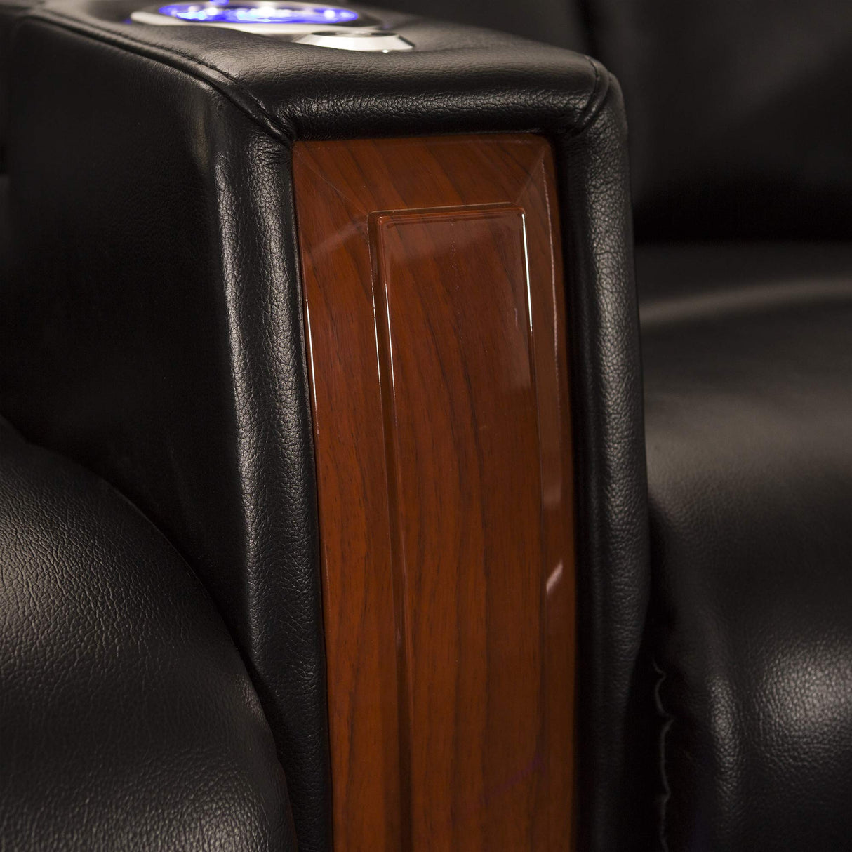 Leather Gel - Power Recline - USB Charging - Tray Tables - in-Arm Storage