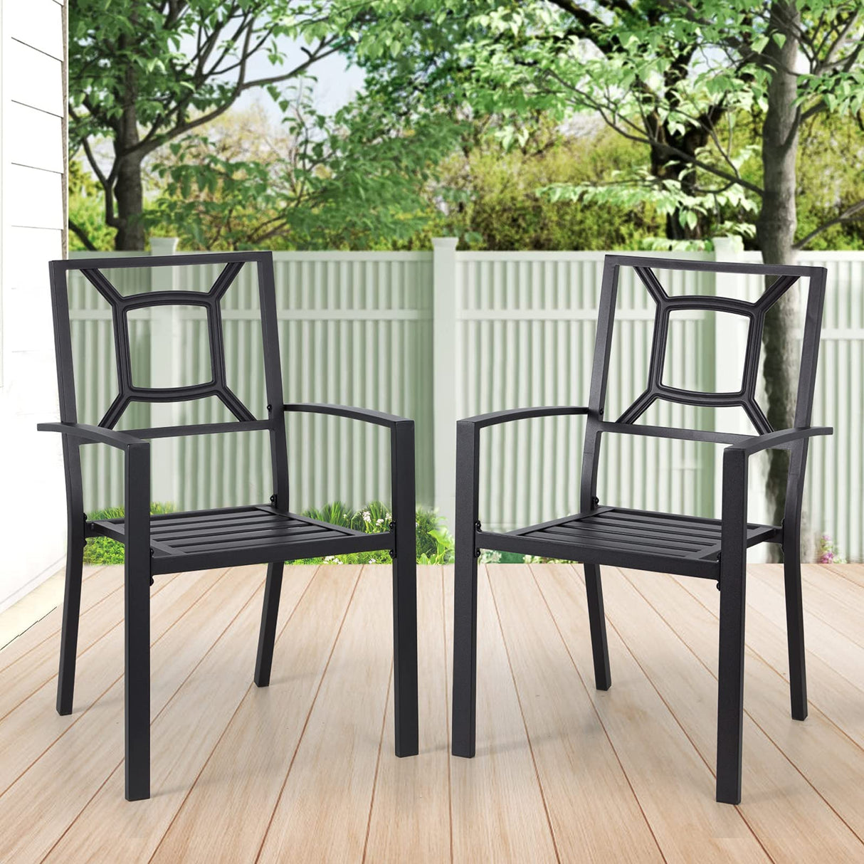 Patio Chairs Set of 2