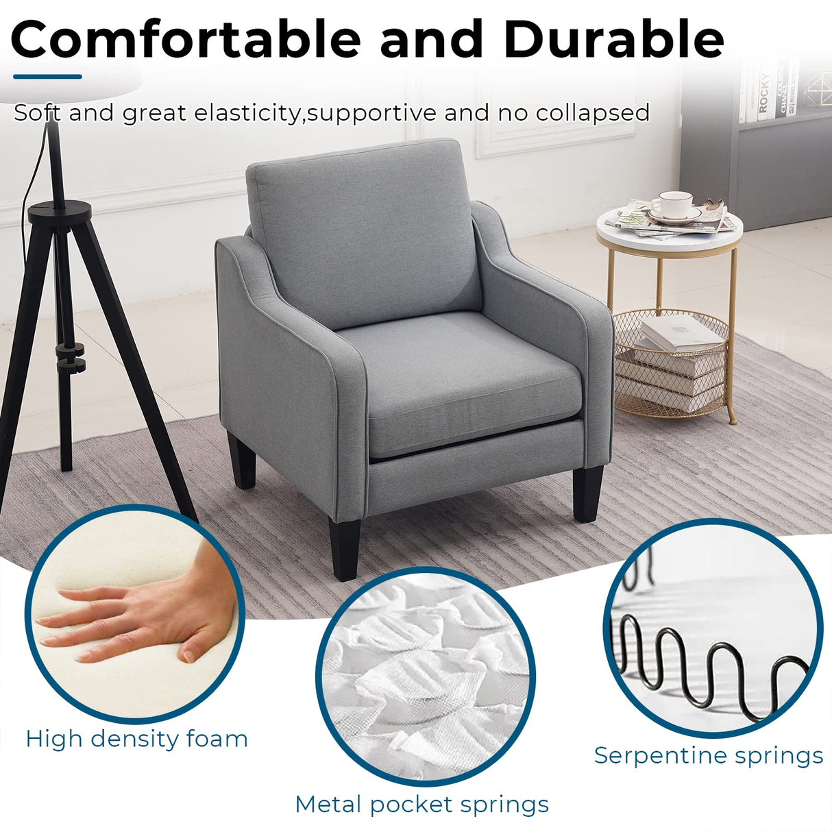 Mid Century Modern Accent Chair