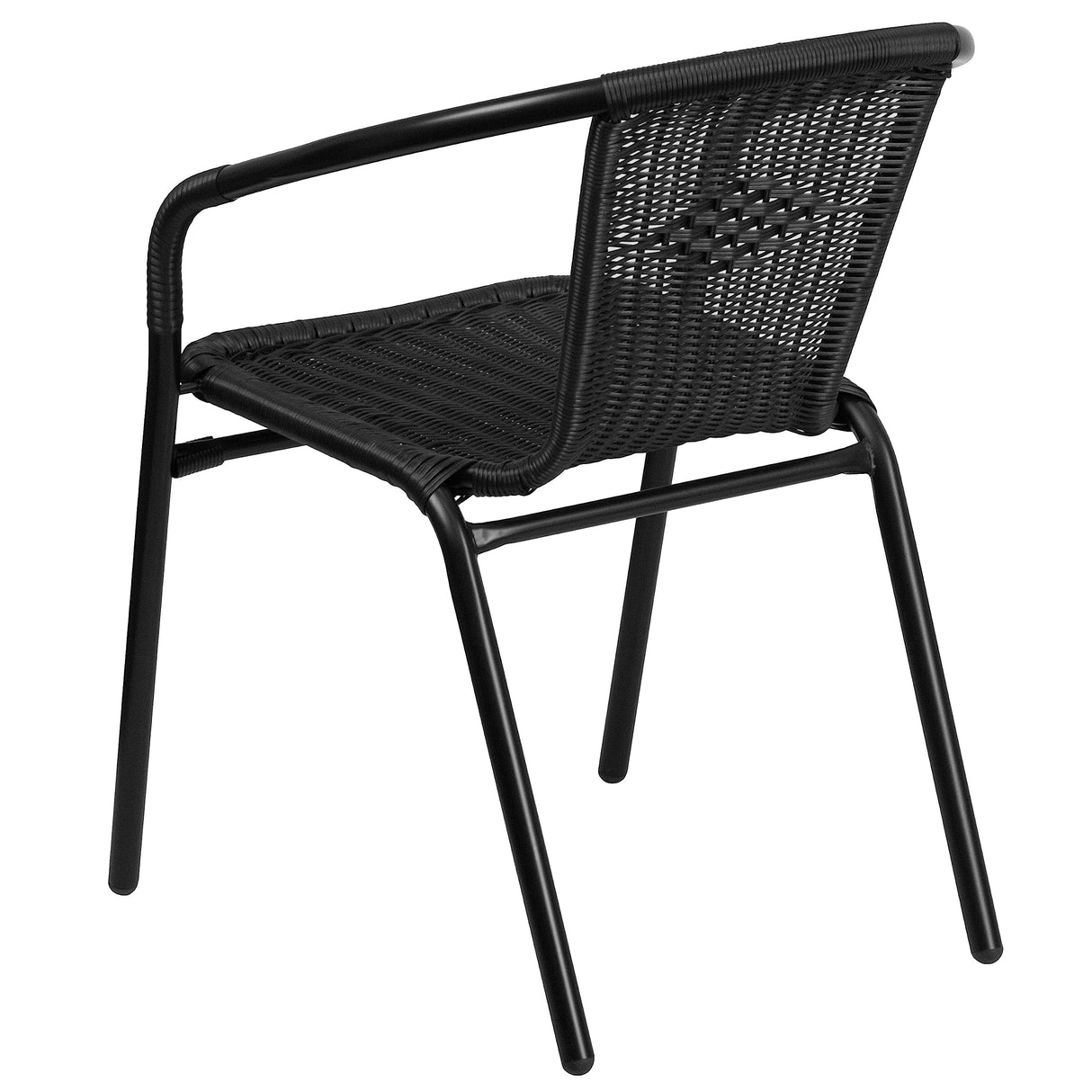 Lila 4 Pack Black Rattan Indoor