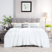 Extra Large Decorative Fluffy Faux Fur Blanket Queen Size Soft