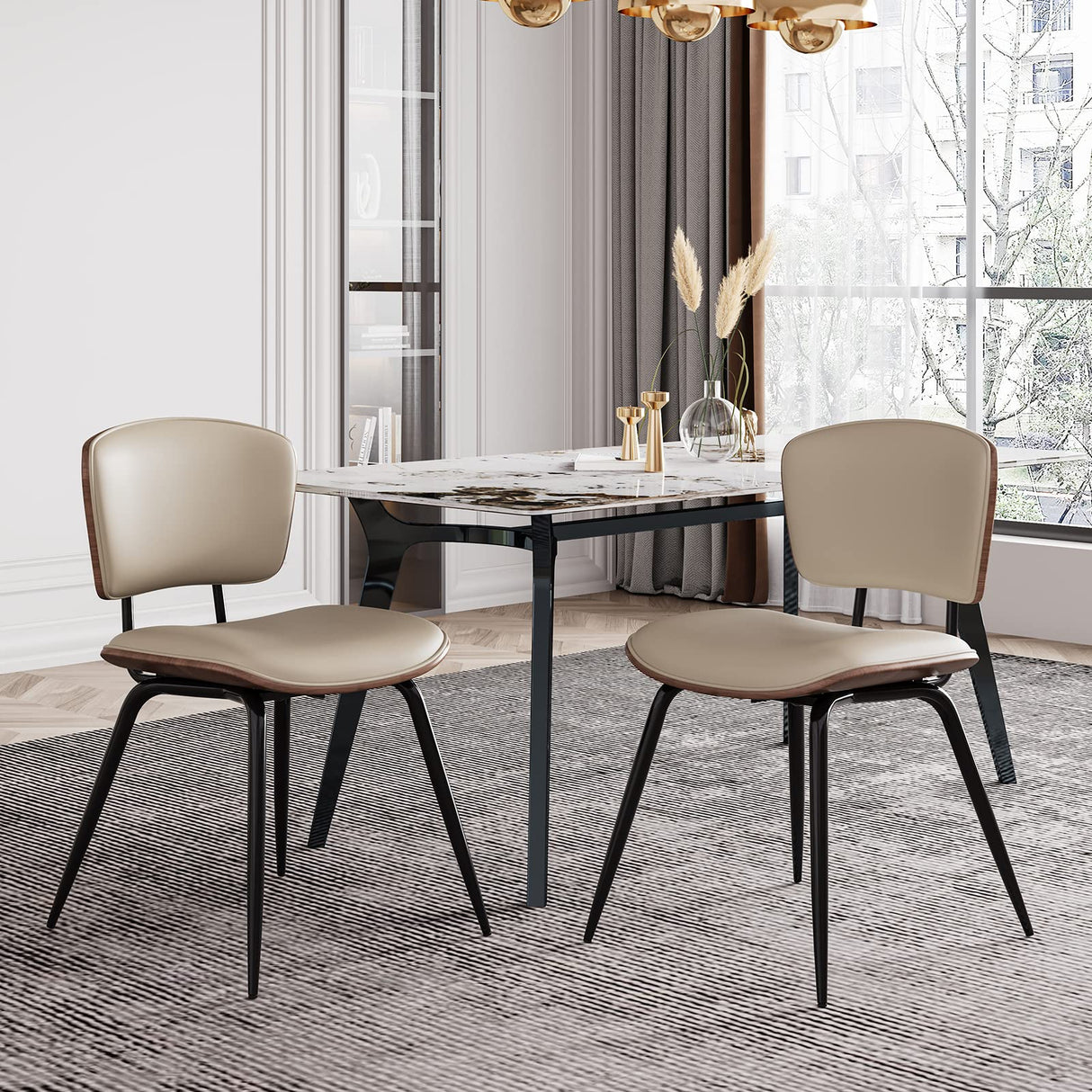 Dining Chairs Mid Century Modern Dining Chairs for Kitchen Dining