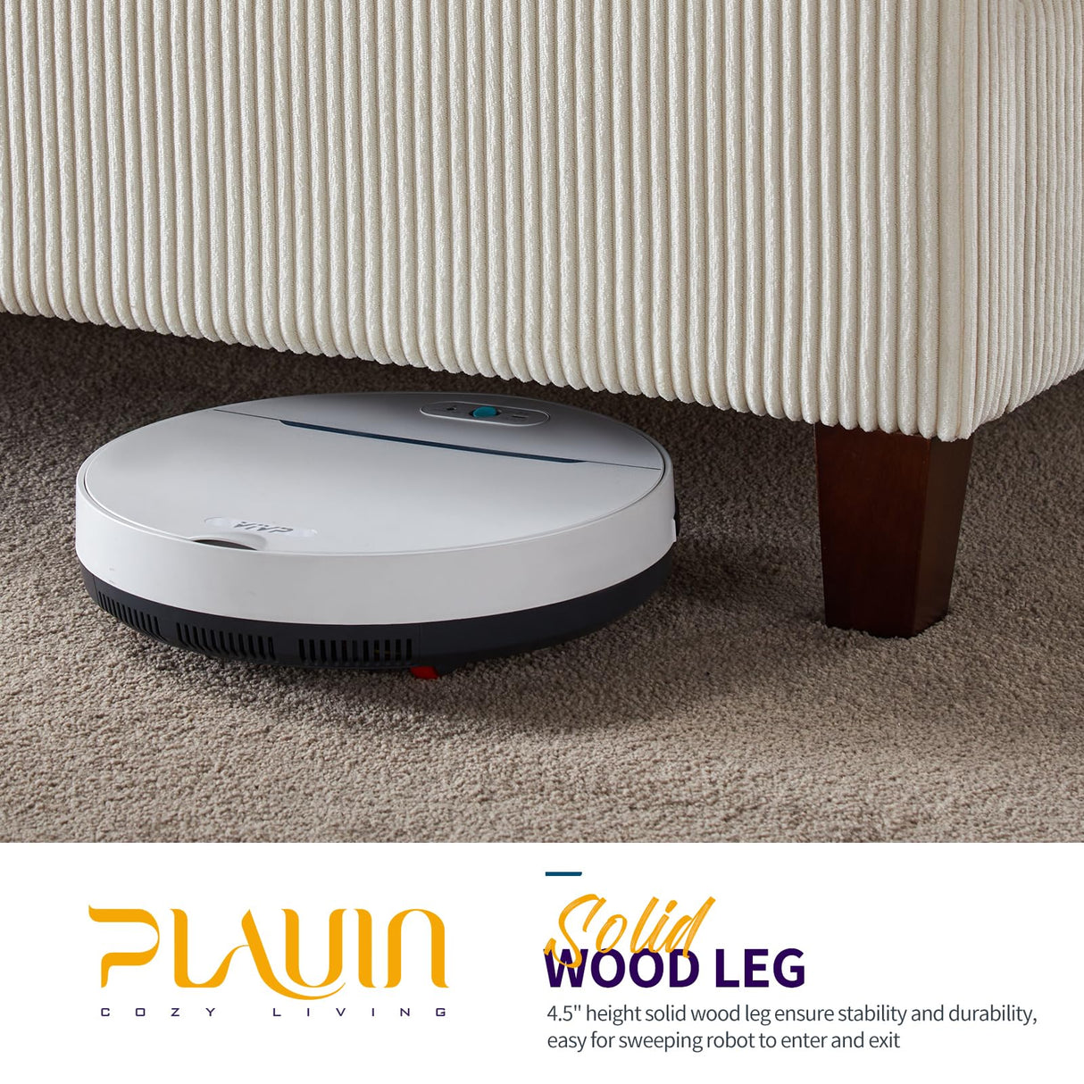 62" Headboard Corduroy Upholstered Bed/Wingback