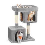 Cat Tree with Sisal-Covered Scratching Posts