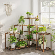 Outdoor Plant Stand Indoor Corner Plant Shelf 11 Potted Large Plant Holder