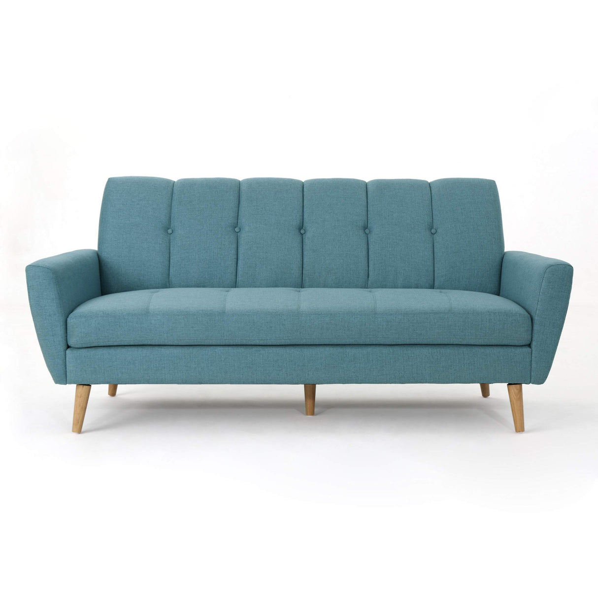 Treston Mid-Century Fabric Sofa