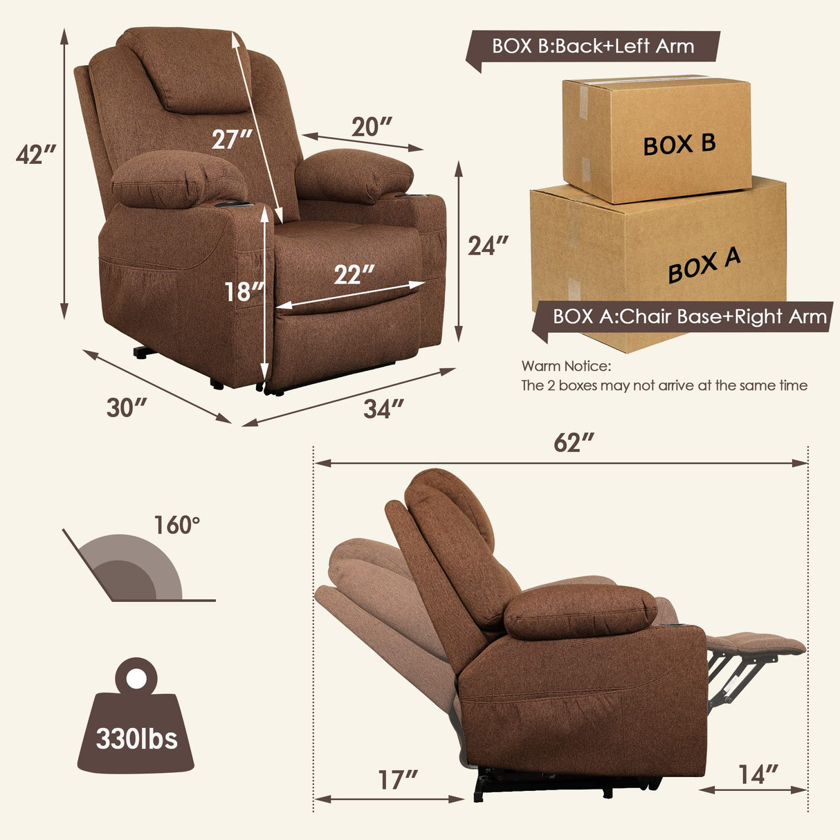 Lift Chairs Recliners for Elderly, Power Lift Recliner, Chair Lifts, Reclining