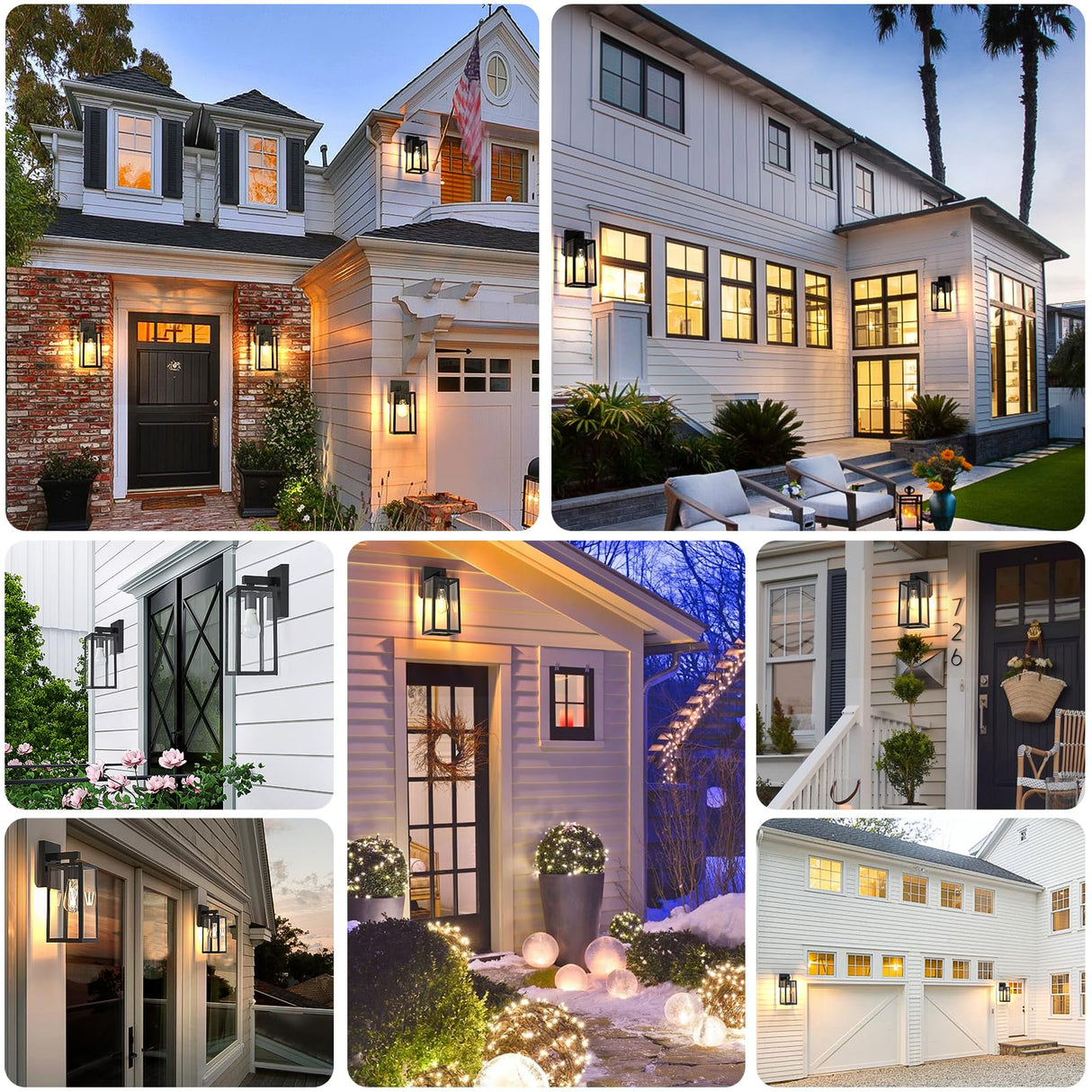 Outdoor Wall Sconce, Exterior Waterproof Wall Lantern Light Fixtures