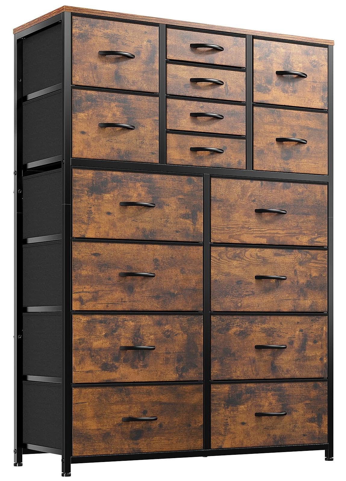 Dresser for Bedroom with 16 Drawer