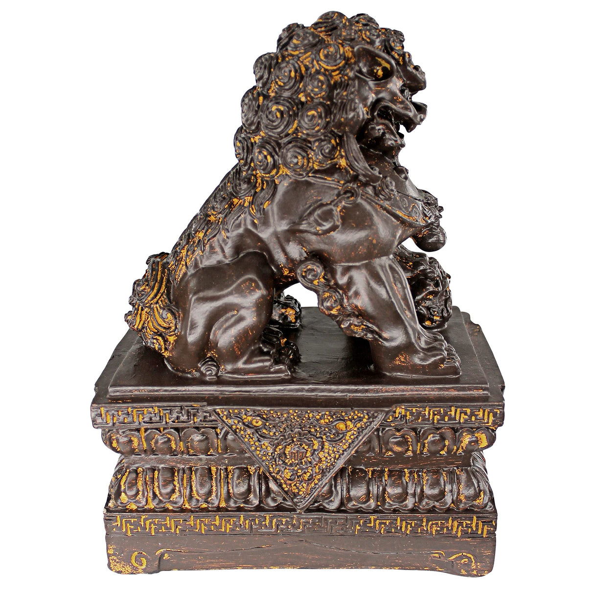 Female Chinese Guardian Lion Foo Dog Asian Decor Statue