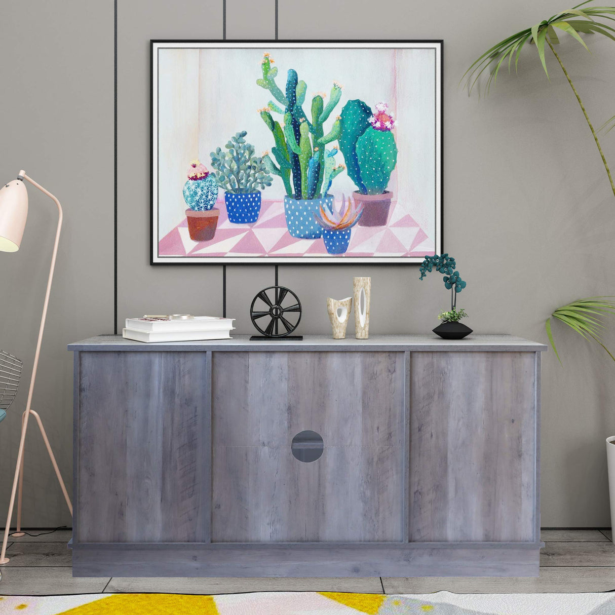 Sliding Barn Door Farmhouse TV Stand,58 Inch Storage Table