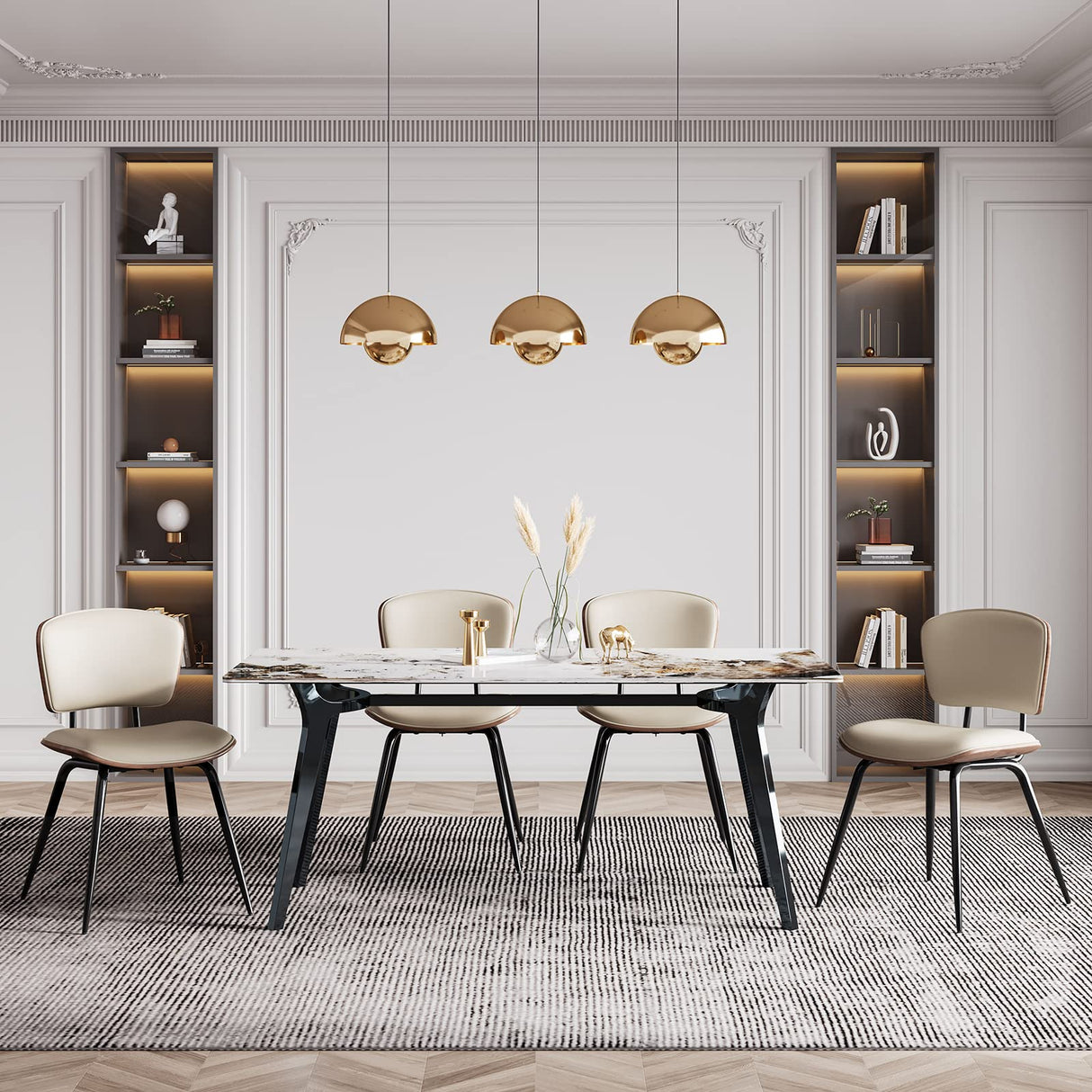 Dining Chairs Mid Century Modern Dining Chairs for Kitchen Dining