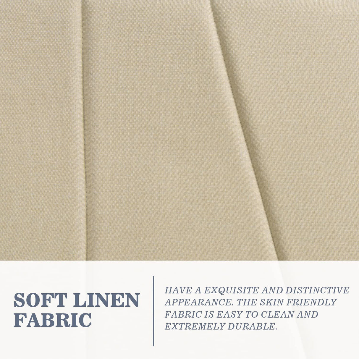 Upholstered Platform Bed with Geometric Wingback Headboard