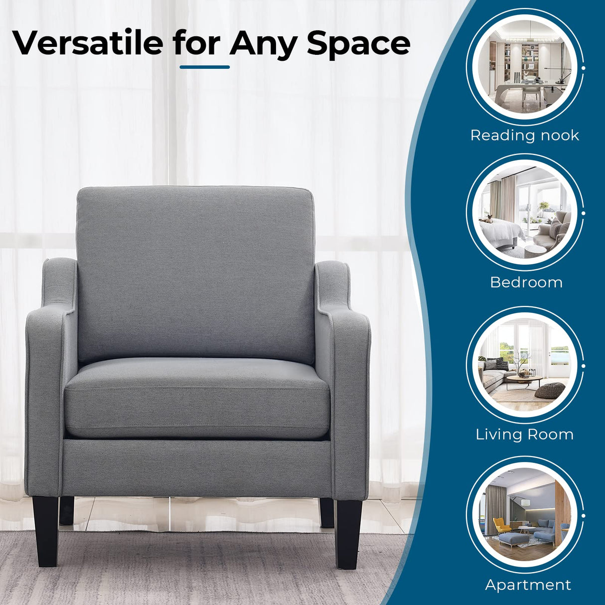 Mid Century Modern Accent Chair