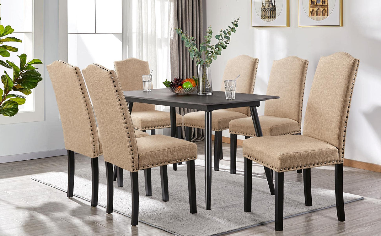 Dining Chairs Upholstered Parsons Chairs Kitchen Living Room