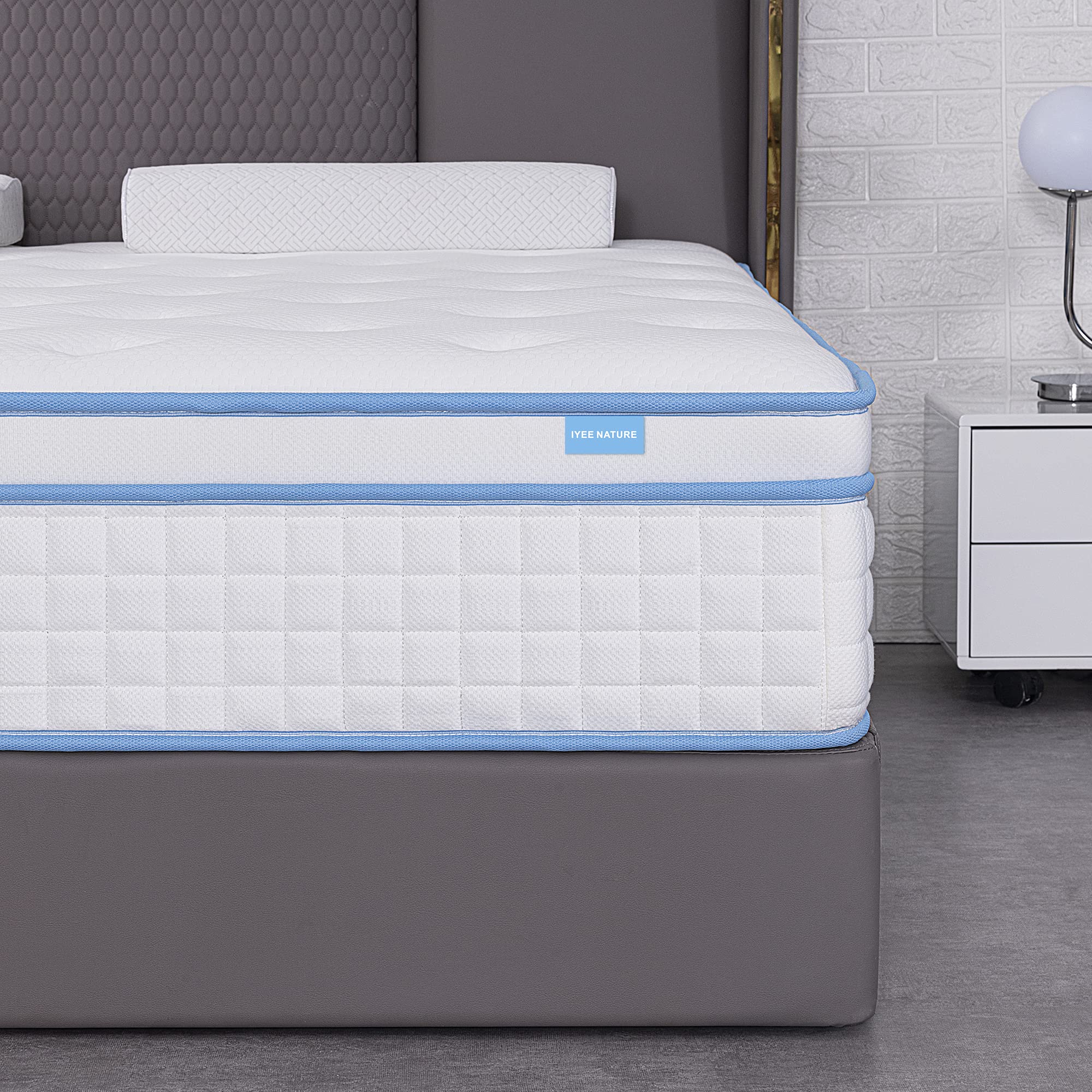 12 Inch Queen Size Hybrid Mattress Individual Pocket