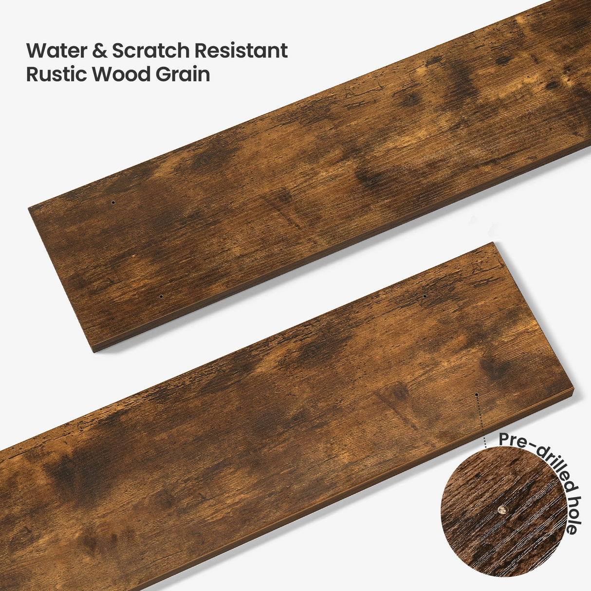 31.5 Inch Long Wall Shelves, Large Wall Mounted Shelves for Storage Set of 2