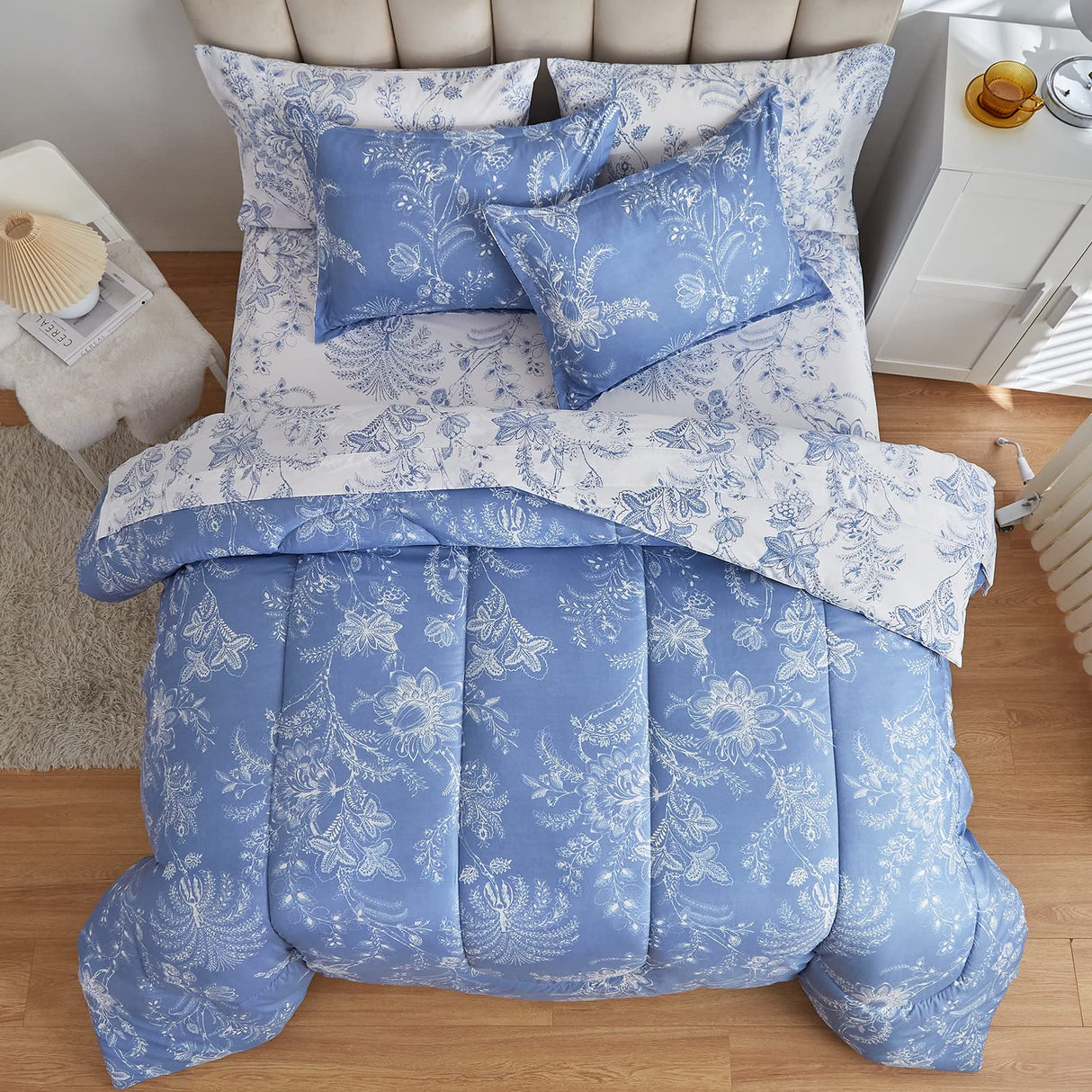 Flysheep Botanical Bed in a Bag Queen Size 7 Pieces