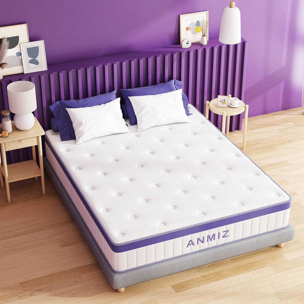 Full Size Mattress, 10 inch Hybrid Full Mattress