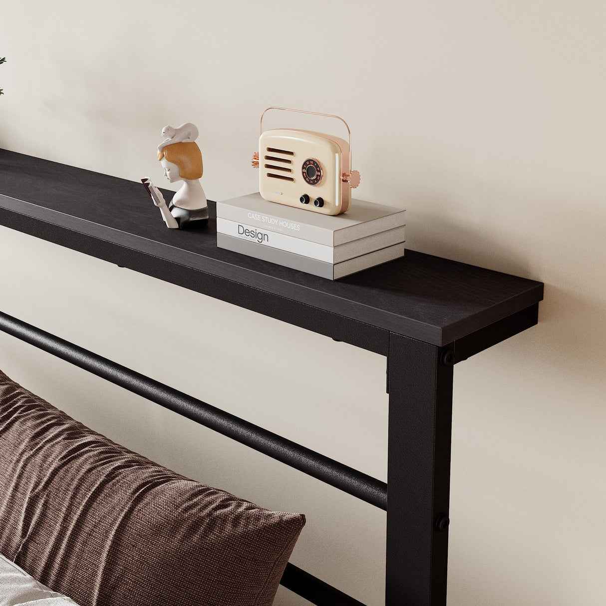 Nova Bed – Sturdy Platform with Storage Shelf & Noise-Free Design