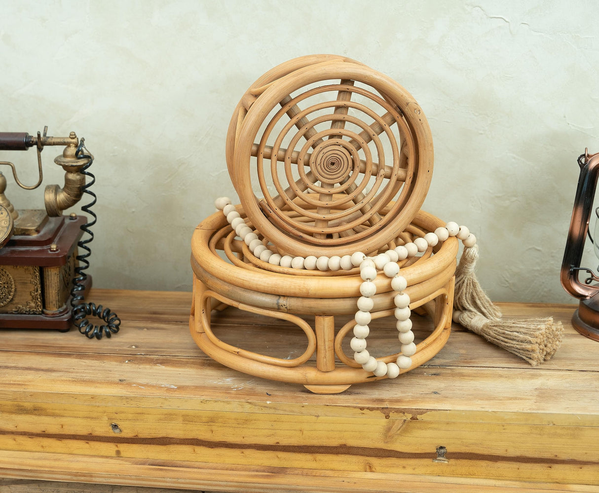 BohoNest Set of 2 Round Indoor Display Risers