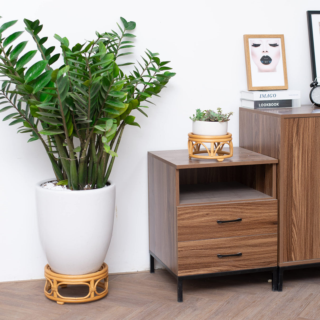 BohoNest Set of 2 Round Indoor Display Risers