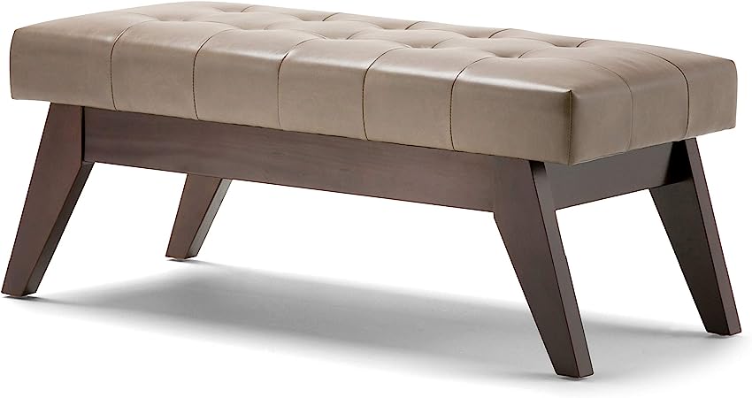 Draper 40 inch Wide Mid Century Modern Rectangle Tufted