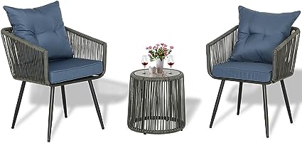 Outdoor Furniture Bistro Set Patio Conversation Bistro Set