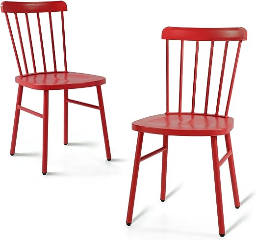 Outdoor Windsor Style Metal Side Chair