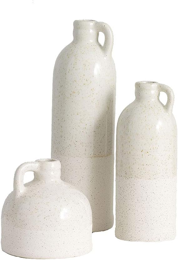 Ceramic Jug Vase Set, Farmhouse Decor