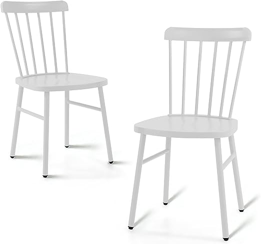Outdoor Windsor Style Metal Side Chair