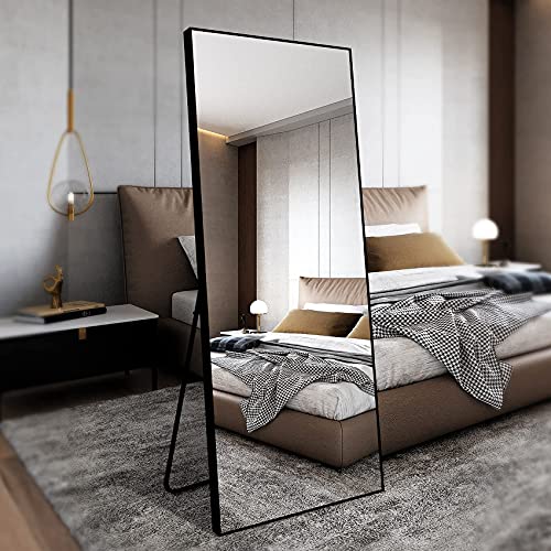 65”X22” Floor Mirror Full Length Mirrors with Stand Full Body Mirror Standing Bedroom