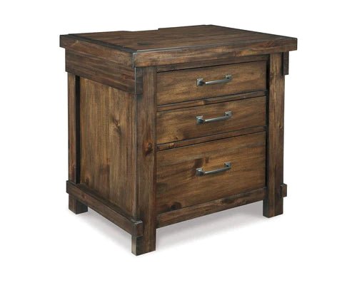 Lakeleigh Night Stands, Brown Nightstand - Bircata