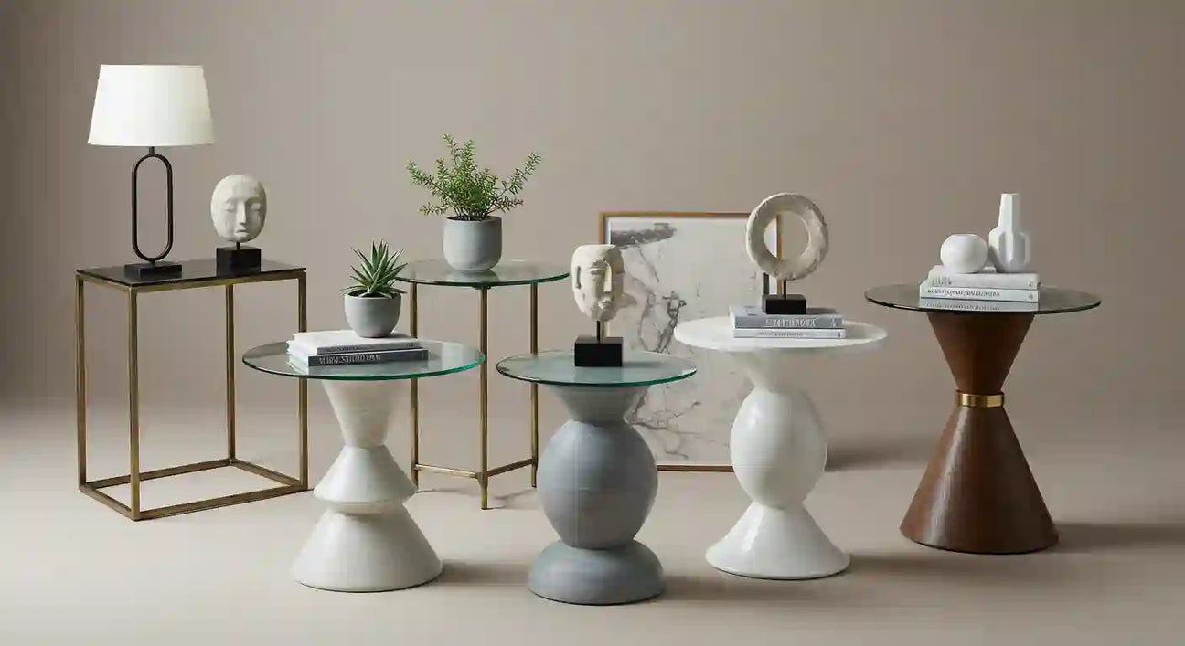 Accent Tables, Pedestal Tables - Bircata