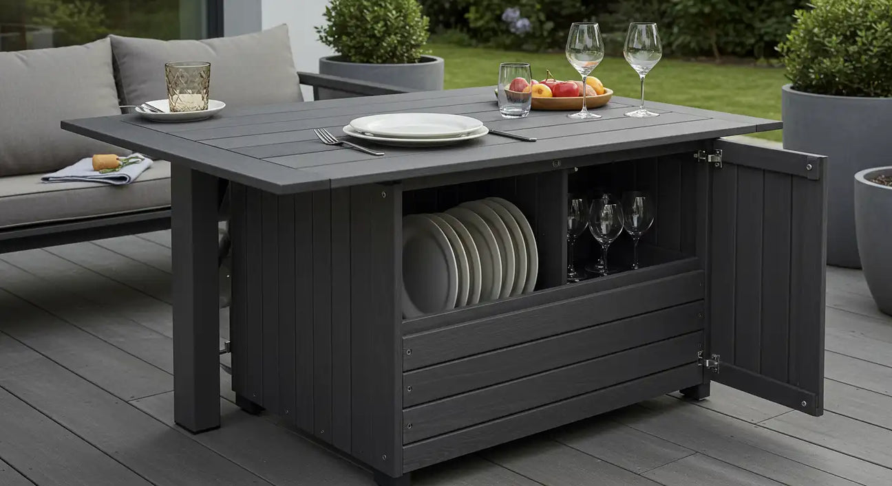 Outdoor Dining Storage