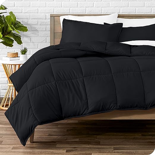 Comforter Set - Queen Size - Ultra-Soft - Goose Down Alternative