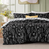 Floral Comforter Set - Queen Bedding Botanical Bed Comforter Queen Set