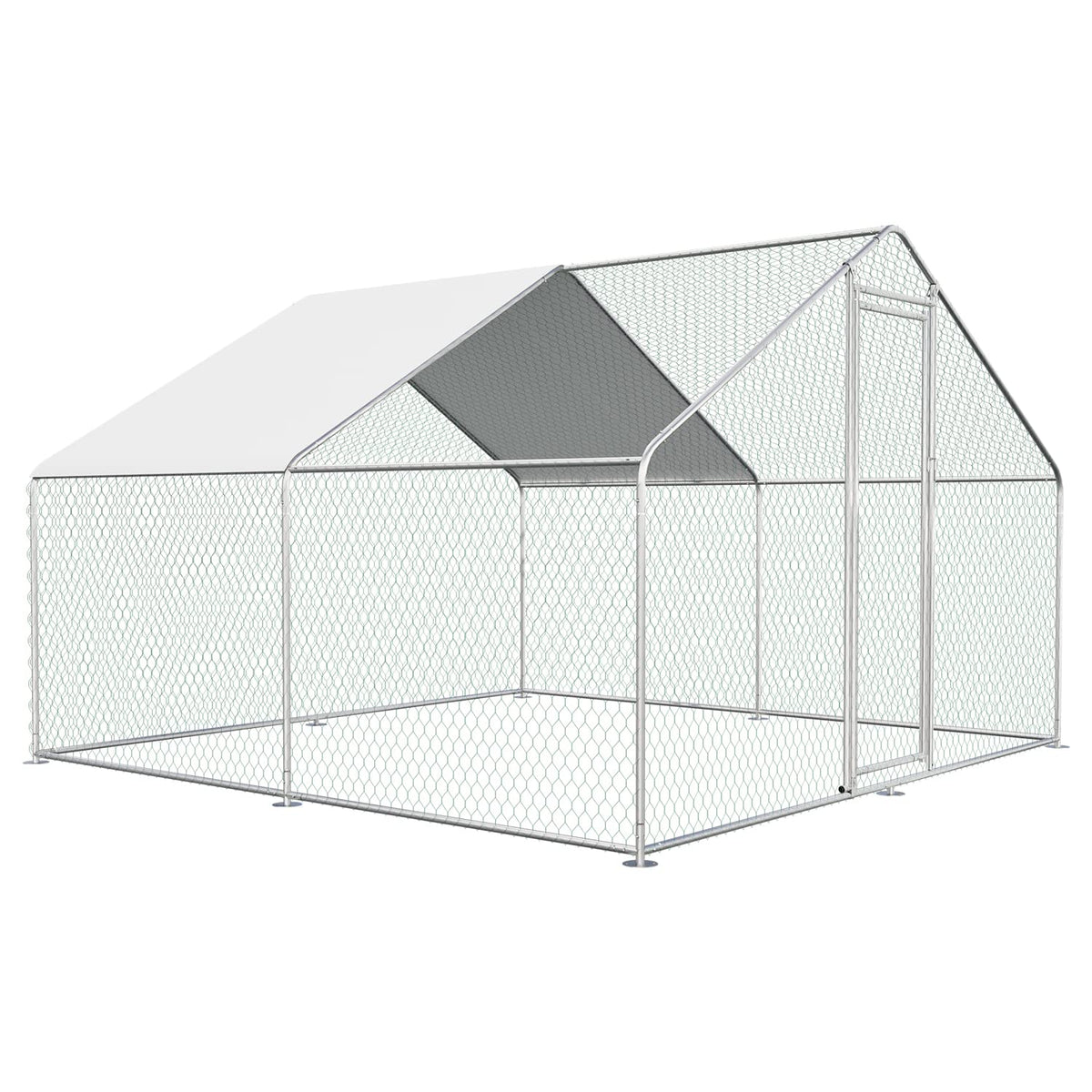 GridGuard Square Metal Chicken Coop - Reinforced Mesh – Bircata