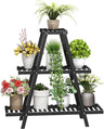 Bamboo Plant Stand For Indoor Tiered Plant Shelf 3 Tier 8 Flower Holder