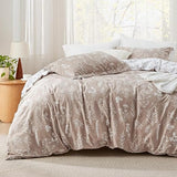 Floral Comforter Set - Queen Bedding Botanical Bed Comforter Queen Set