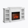 Modern 70 Inch Electric Fireplace Mantel TV Stand & Media Entertainment Center for TVs