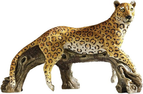 Silent Pursuer Spotted Leopard Garden Statue