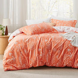 Floral Comforter Set - Queen Bedding Botanical Bed Comforter Queen Set